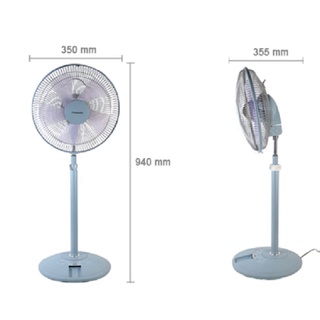 QUẠT ĐỨNG PANASONIC F-308NH ( CÓ REMOTE - XANH & HỒNG )