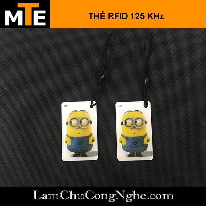 Thẻ RFID 125Khz - Móc khóa hình ngộ nghĩnh Sao Chép Được thẻ từ ra vào, thẻ thang máy có tần số 125Khz