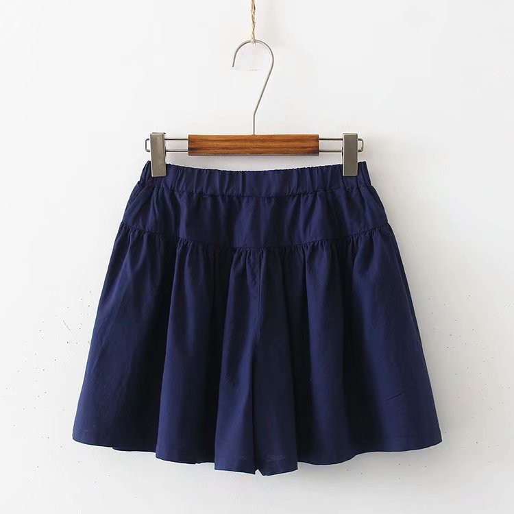 Quần Sọt Đùi Nữ Giả Váy vải linen Thời Trang Phong cách Morigirl Nhật Bản - Akira Store | BigBuy360 - bigbuy360.vn