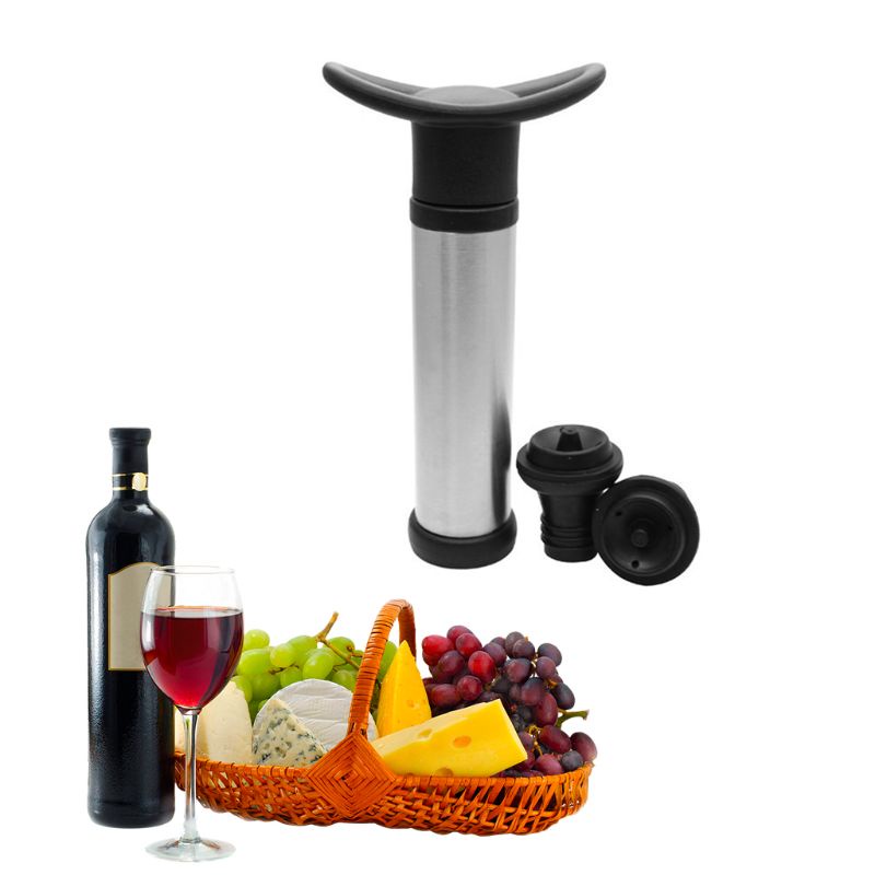 ✿ Nút Chặn Chai Rượu Hút Chân Không Giúp Tiết Kiệm Không Gian Tiện Dụng