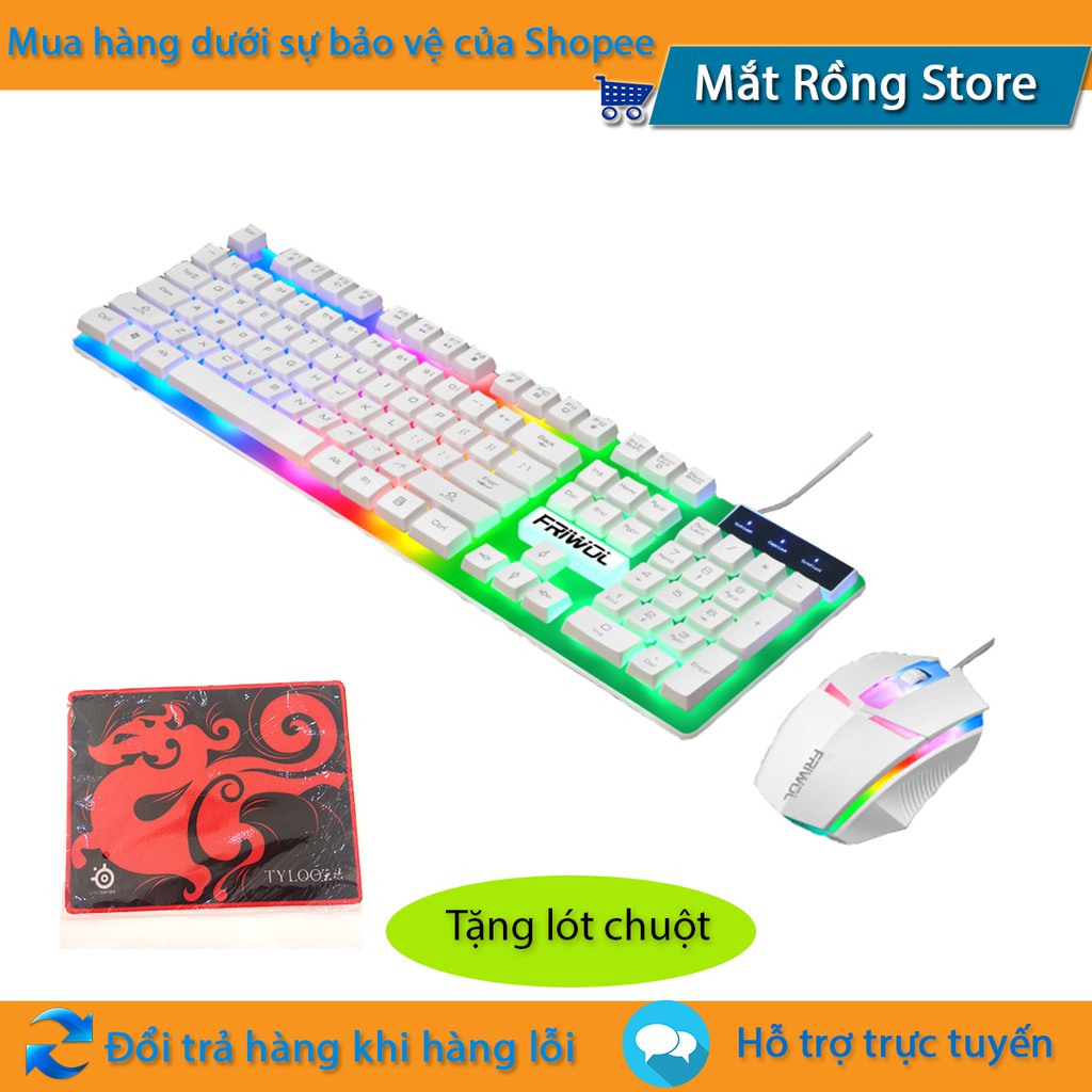 [Tặng lót chuột w3] Combo chuột và bàn phím chuyên game giá rẻ T11/W10 | WebRaoVat - webraovat.net.vn