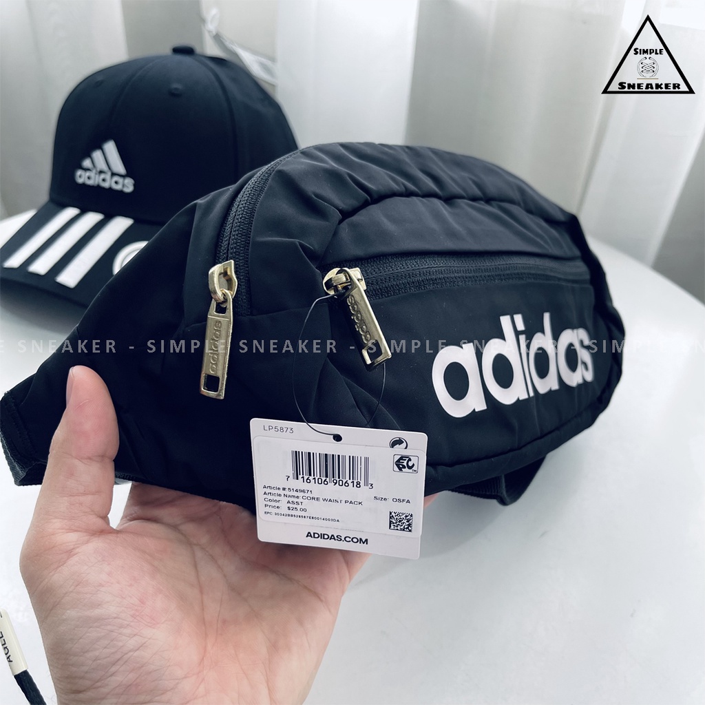 Túi Đeo Chéo Adidas Auth FREESHIP Adidas Core Waist Pack Hàng Chính Hãng [CM5543] - Simple Sneaker