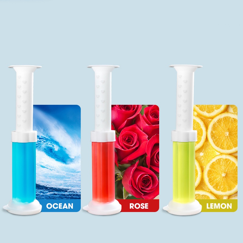 Combo 3 tuýp gel khử mùi bồn cầu khử trùng diệt khuẩn hình bông hoa