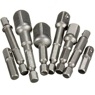 Bộ 8 đầu chuyển vặn khẩu cho máy khoan