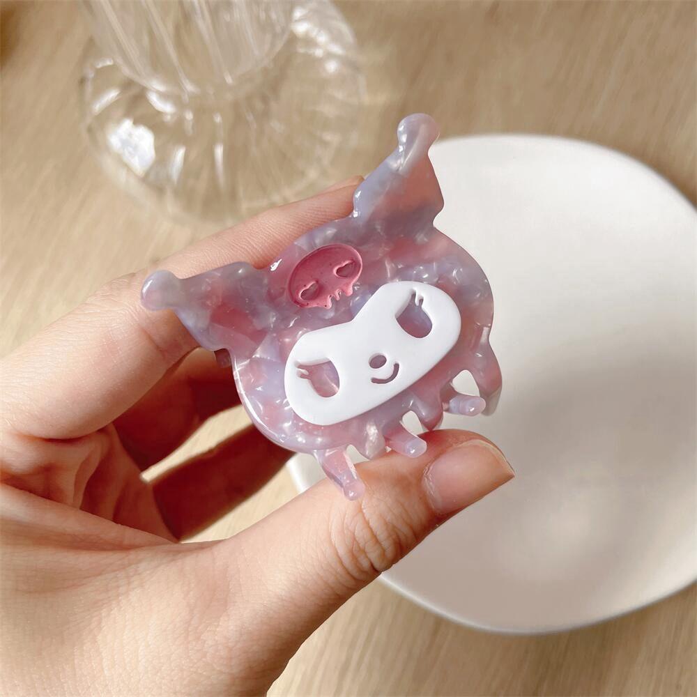 Kẹp Tóc Hình Hoạt Hình Melody Acetate Cỡ Nhỏ / Trung Bình Dễ Thương Sáng Tạo Cho Nữ