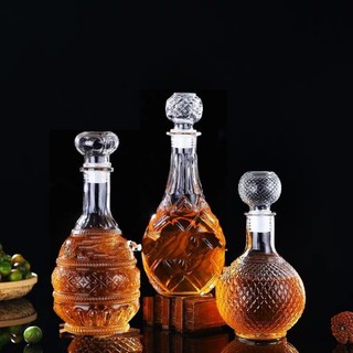 Combo 3 chai đựng rượu thủy tinh 750ml