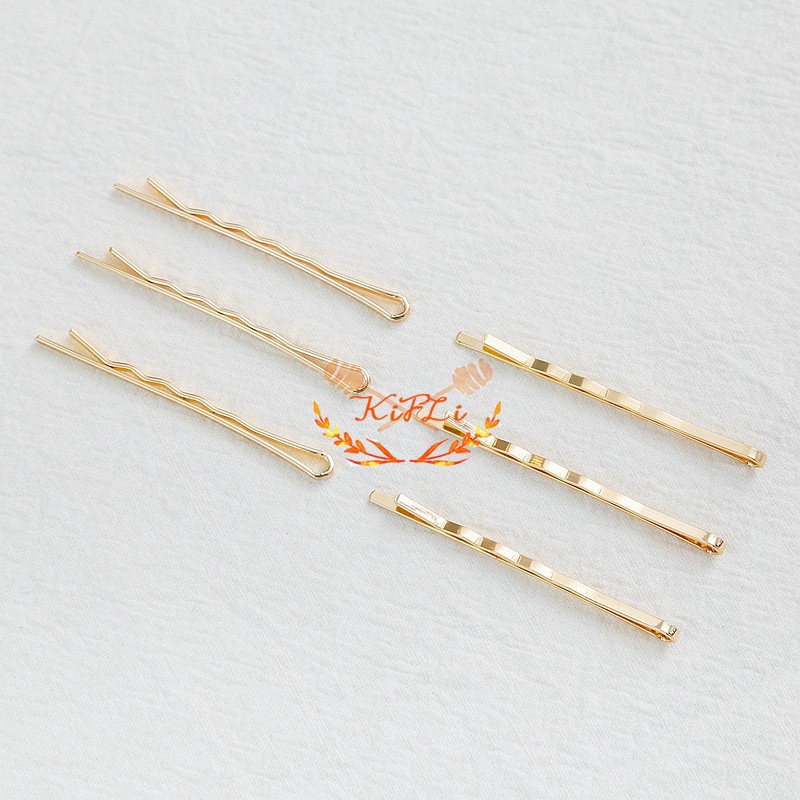 Châm cài tóc thời trang màu vàng DIY cho phái nữ