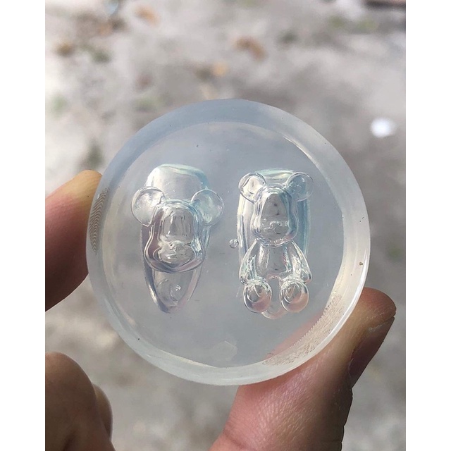 Khuôn gấu silicon Bearbrick