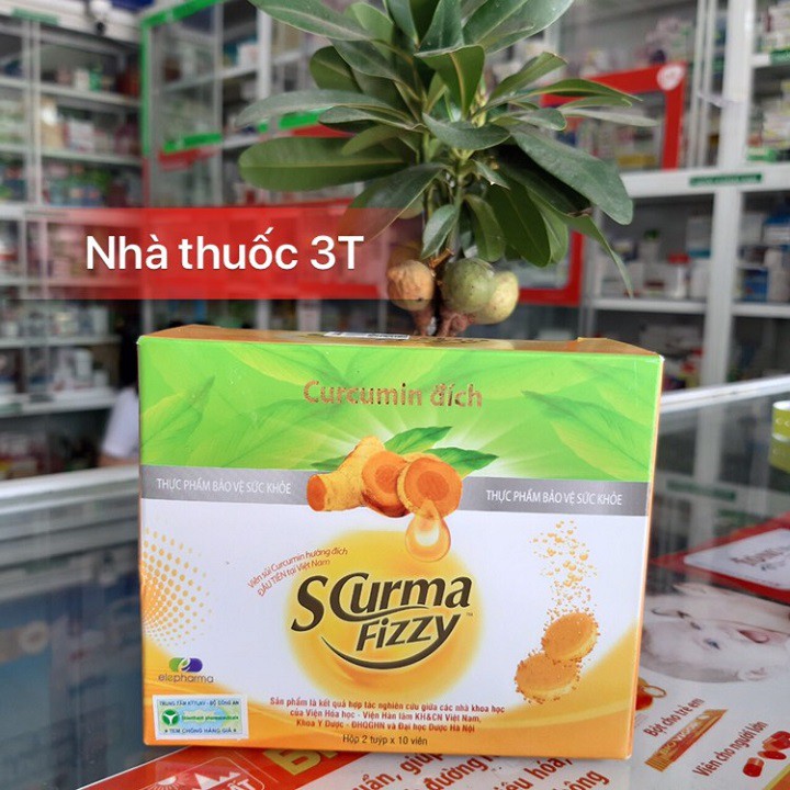 Scurma Fizzy- Viên sủi tinh chất nghệ Curcumin chính hãng