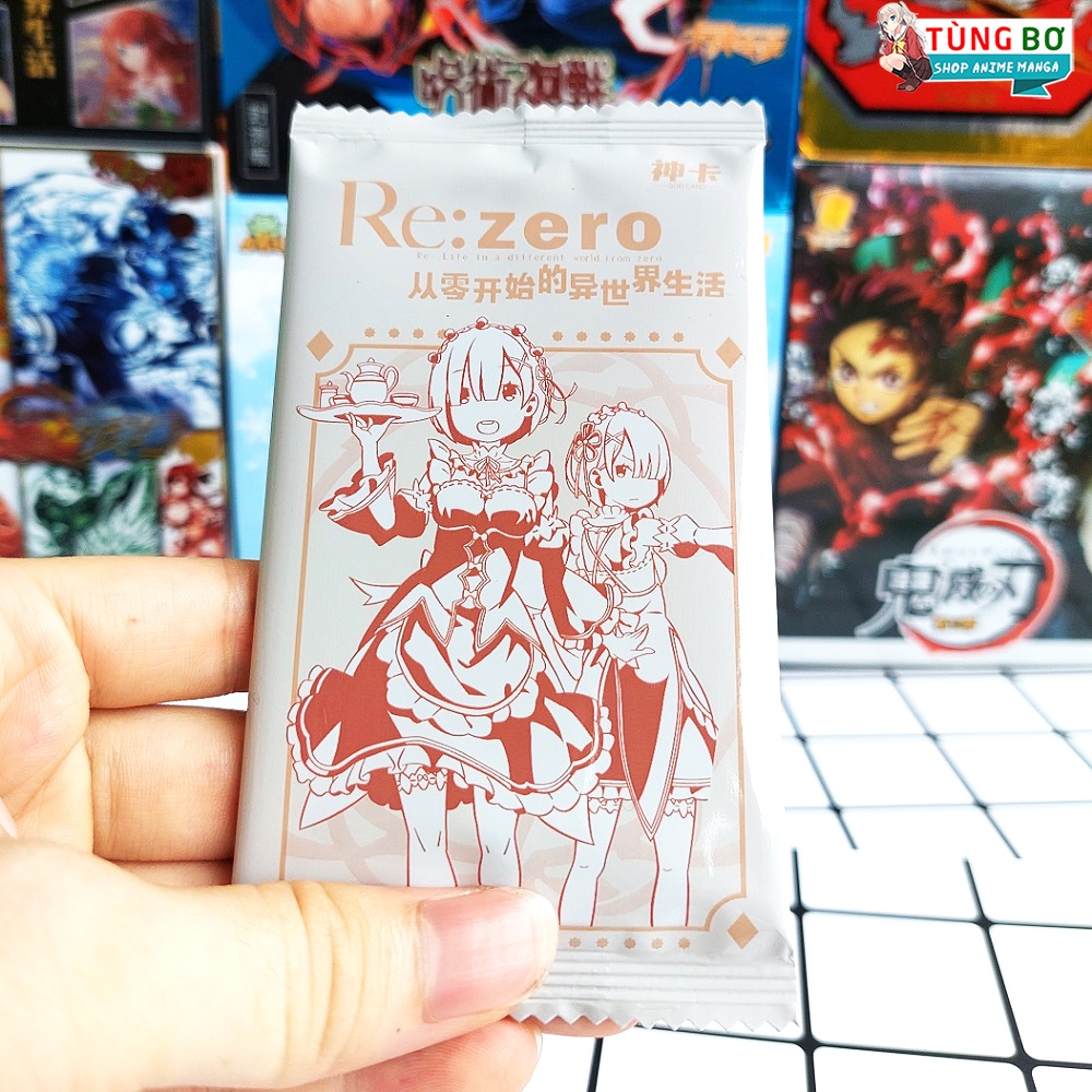 Set 3 Thẻ Nhân Phẩm Anime Re:Zero
