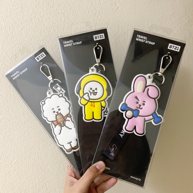 Móc khoá | Travel wirst strap BT21 Official