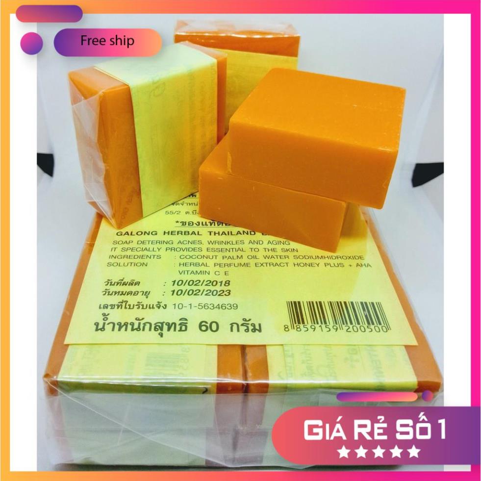 Xà Phòng Nghệ Cam Galong Thái Lan Trắng Da Mụn Thâm 65gr | BigBuy360 - bigbuy360.vn