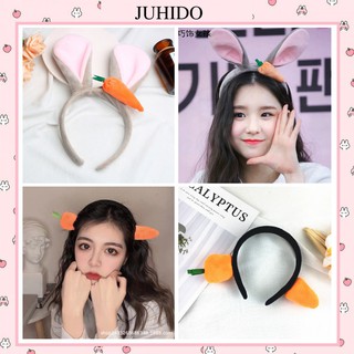 Bờm băng đô tai thỏ cà rốt hot trend cute dễ thương phong cách hàn quốc st0039