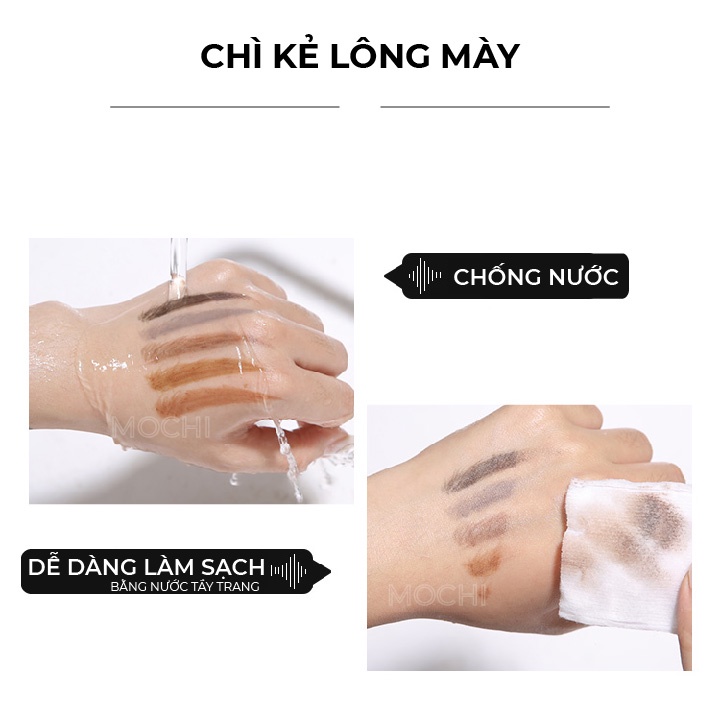 Bút Chì Xé Kẻ Lông Mày l Chân Mày Bền Màu l Lâu Trôi Trang Điểm Makeup MOCHI SHOP