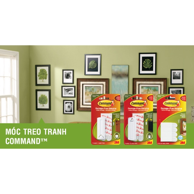 Miếng dán treo tranh Command 3M 7,2kg