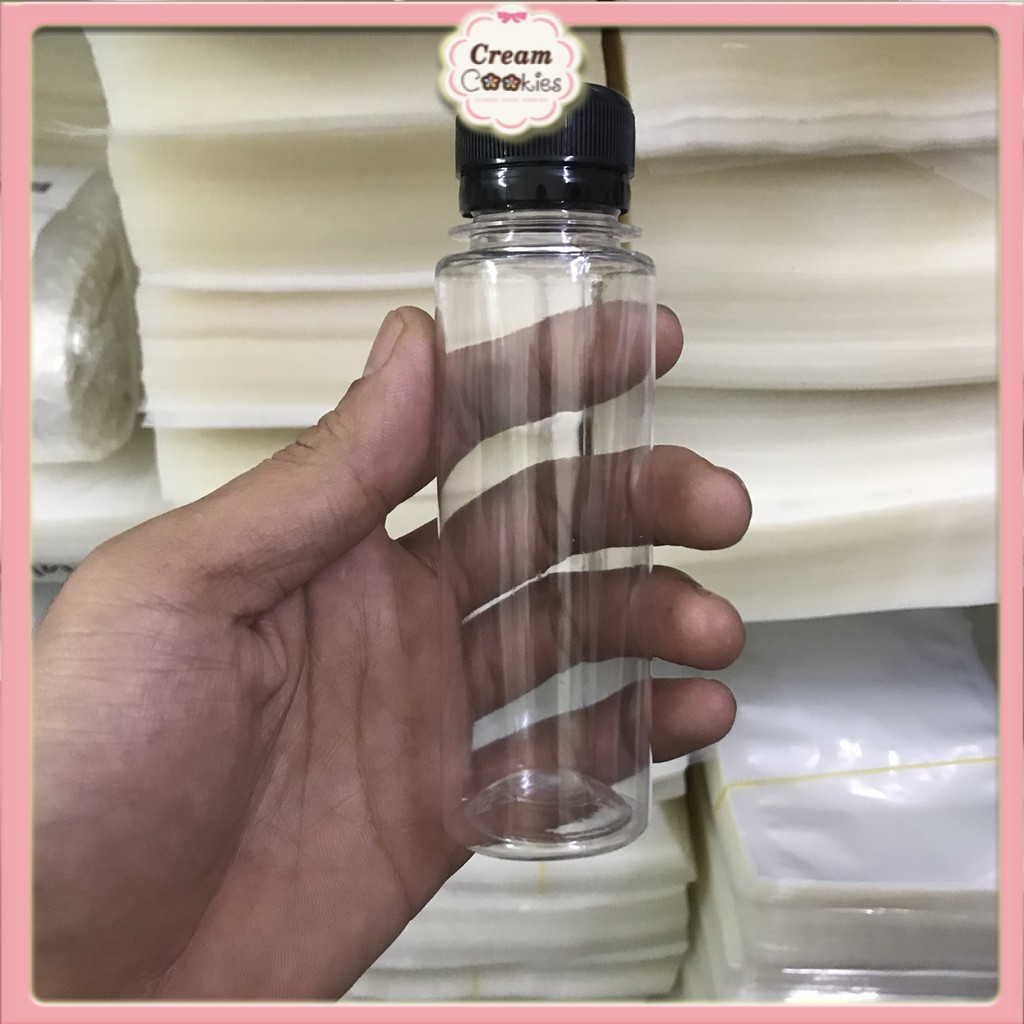 10 Chai Nhựa Pet Chiết Nắp Đen Loại Đẹp Dáng Thon 100ml