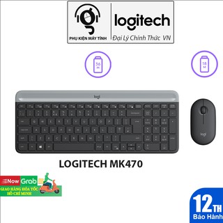 Bộ bàn phím và chuột không dây logitech mk470 - chính hãng phân phối