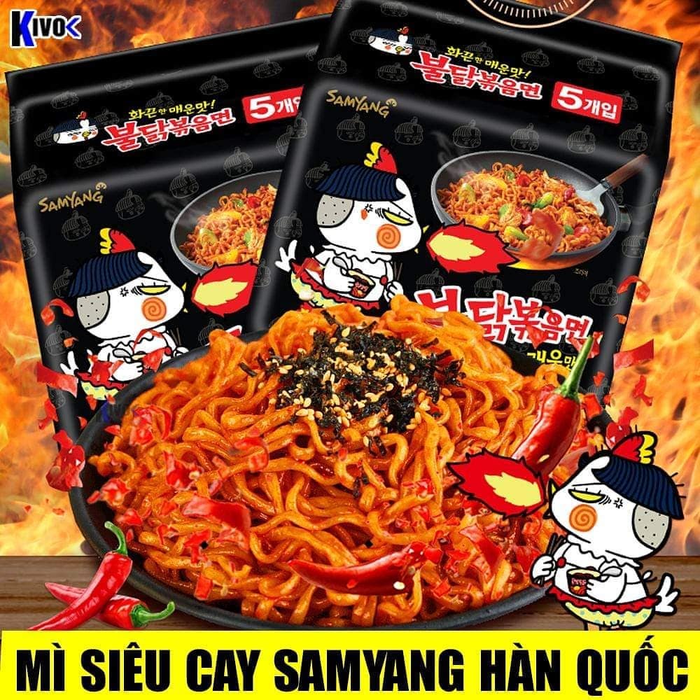 Mì cay samyang Hàn Quốc lốc 5 gói LETS BITE ME | BigBuy360 - bigbuy360.vn