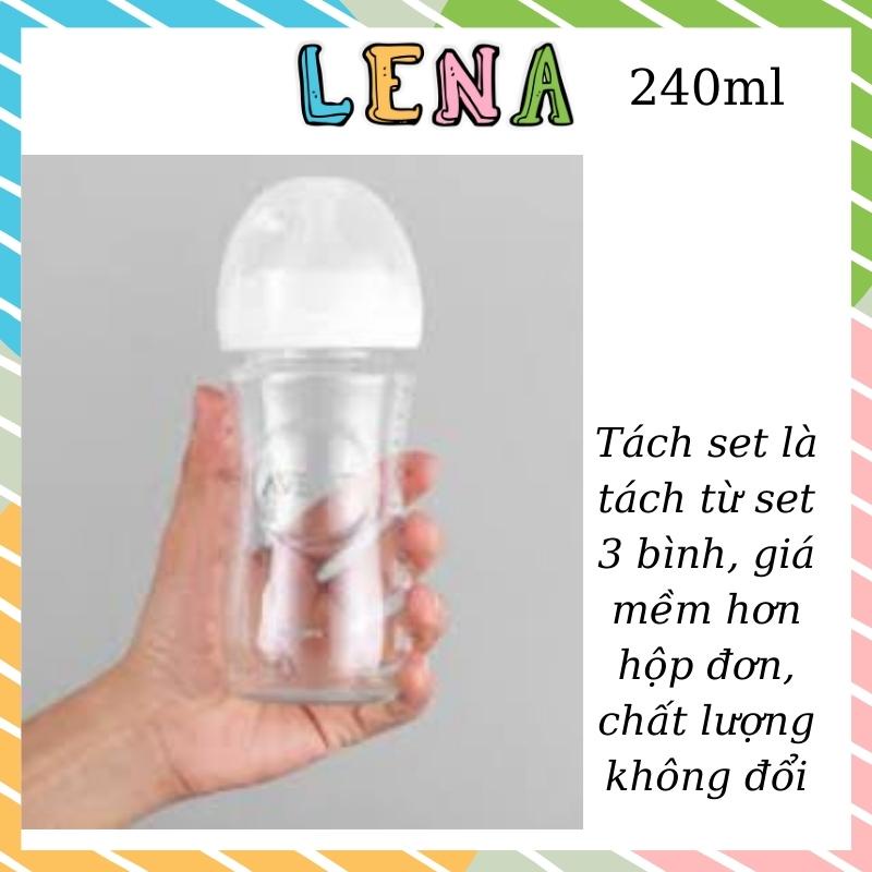 Bình sữa thủy tinh nguyên khối Avent Natural dung tích 120ml/240ml hàng nội địa Mỹ