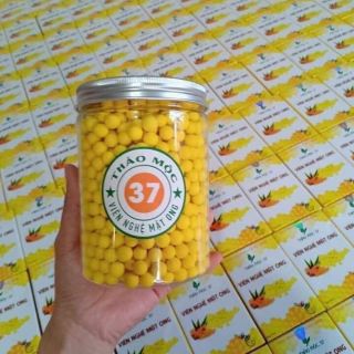 Com bo 3 hũ tinh bột nghệ mật ong của thảo mộc 37 (viên nghệ mật ong 37)