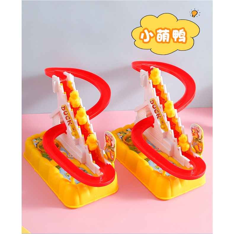 Đồ chơi vịt leo cầu thang vui nhộn cho bé