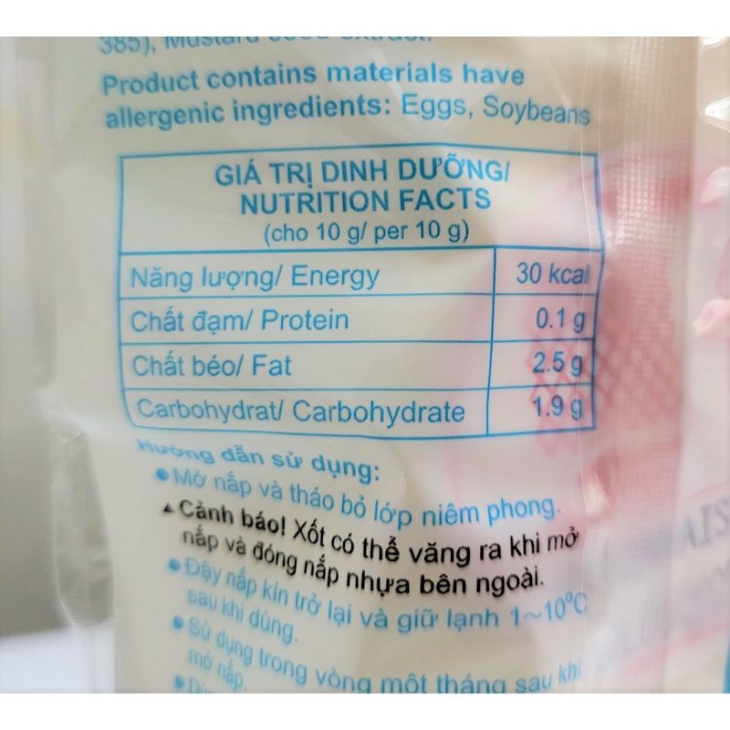 Dành Cho Eatclean-Xốt Mayonnaise 1/2 ít Béo Kewpie/Dịu Ngọt 300gr