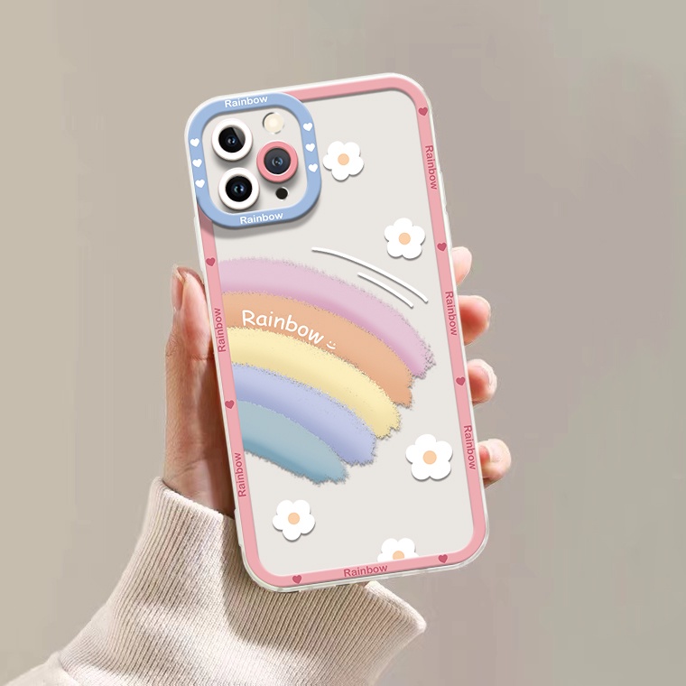 Ốp Điện Thoại TPU Dẻo Trong Suốt Họa Tiết Hoạt Hình Dễ Thương Cho IPhone 14 13 11 Pro X XR XS Max 12 6 6S 7 8 14 Plus