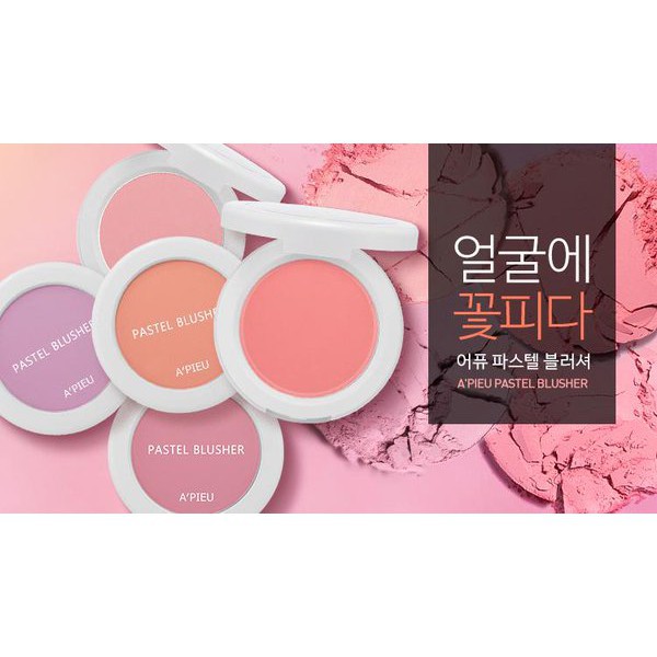 Phấn Má Siêu Mịn Apieu Pastel Blusher