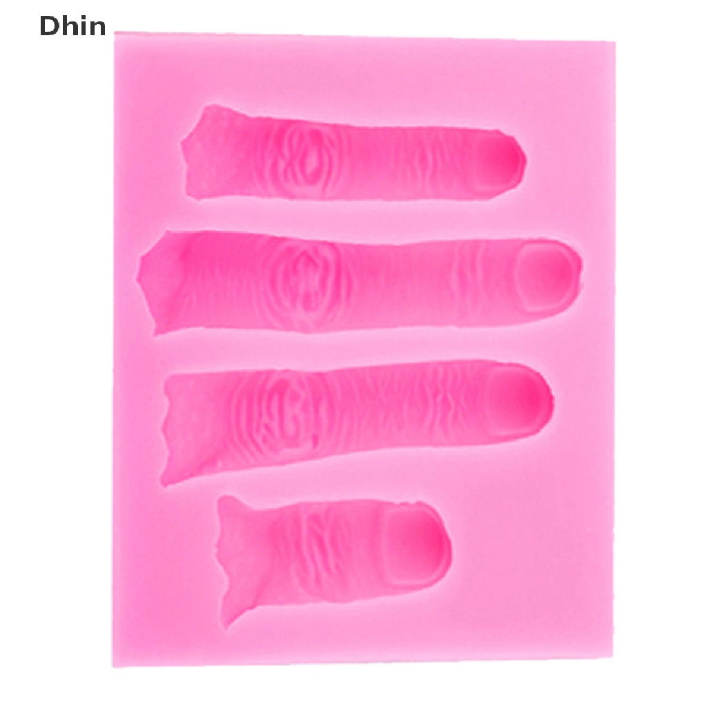 Khuôn Silicone Tạo Hình Ngón Tay Trang Trí Bánh Kem Phong Cách Halloween