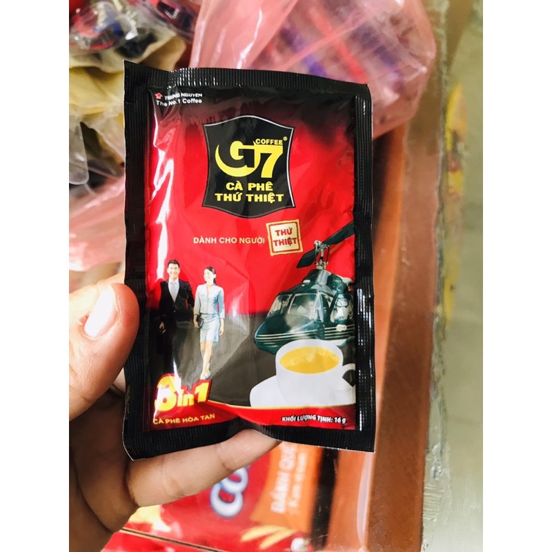 Lẻ 1 gói cafe trung nguyên hoà tan 3in1 g7 16g - ảnh sản phẩm 1