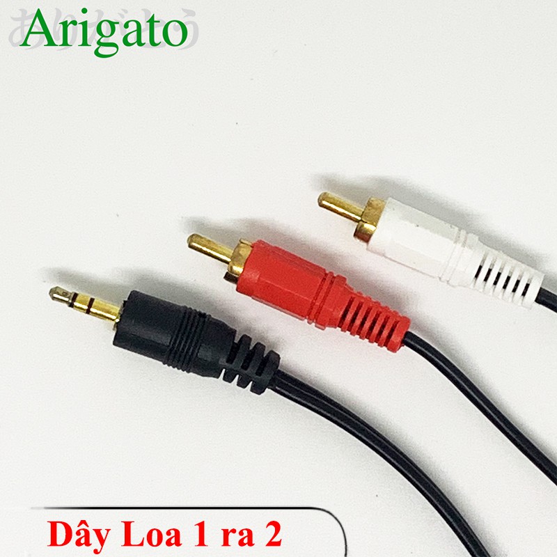Dây loa 1 ra 2 đầu 3.5mm AV dài 1.5m 3m 5m hàng loại tốt TTBO's
