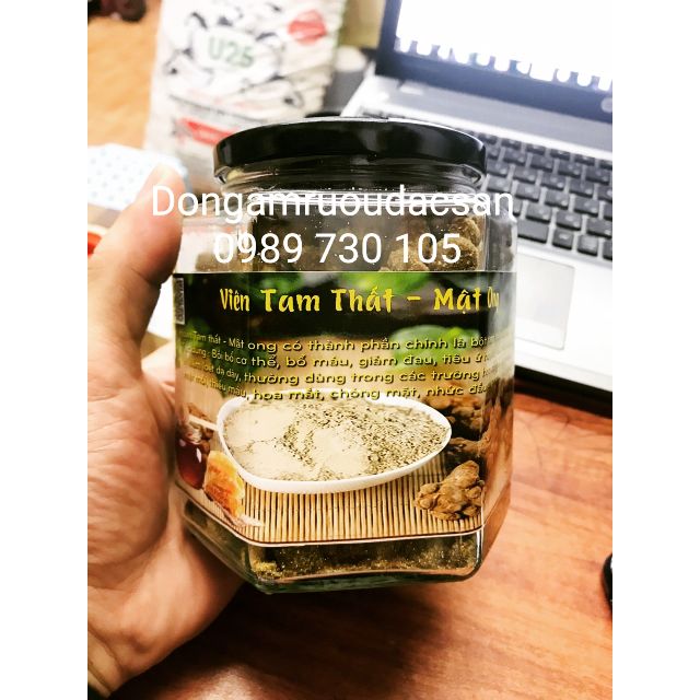 VIÊN TAM THẤT MẬT ONG 500G NHÀ LÀM
