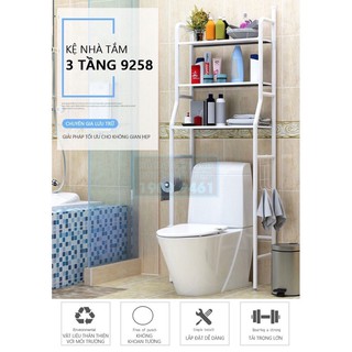Kệ để sau bồn cầu thẩm mỹ - kệ sau máy giăt [ SIÊU TIỆN ÍCH ]