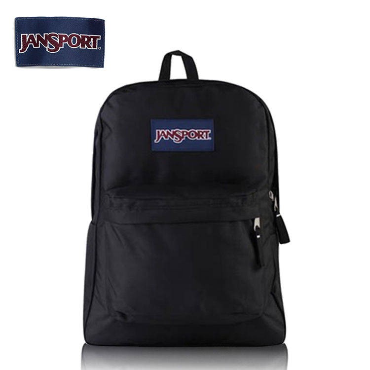 Jansport jesberg ba lô màu rắn cổ điển, sinh viên, ba lô máy tính chính thức