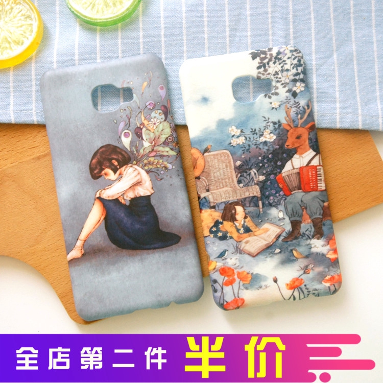 ►◎▬Samsung C5/7/a9star Harajuku Lulu and Forest Girl Phone Shell C5/C7/C9Pro