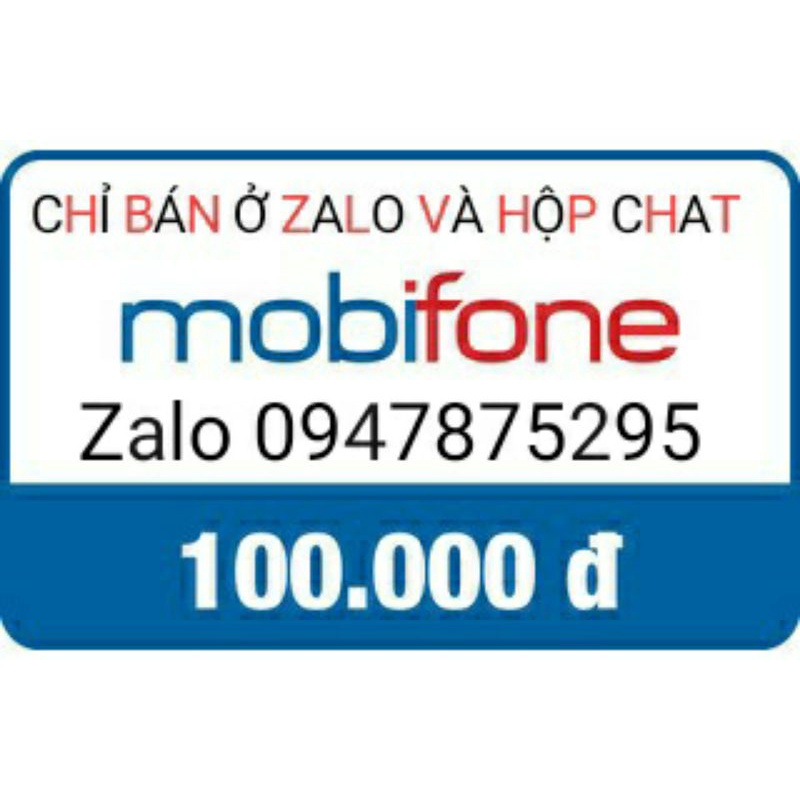 Nạp thẻ trực tiếp MOBIPHONE