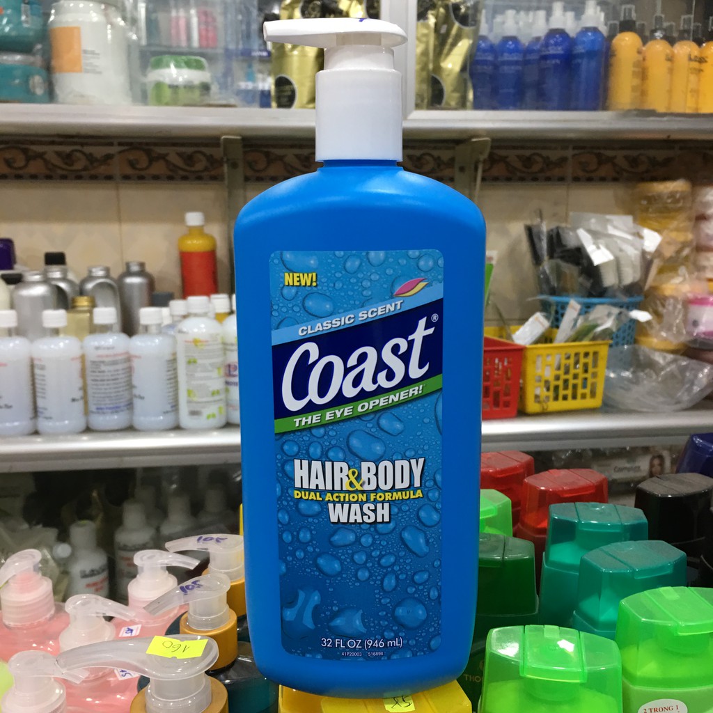 Tắm gội toàn thân Coast Mỹ 946ml