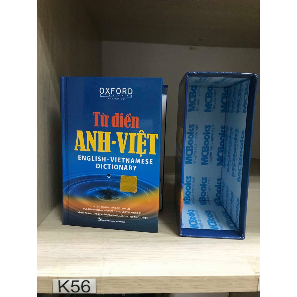 Sách - Từ Điển Anh - Việt (Bìa Cứng Màu Xanh) Tặng Kèm Cuốn 2000 Từ Tiếng Anh