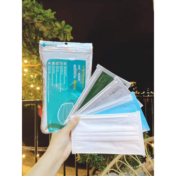 Khẩu trang y tế 4 lớp kháng khuẩn UNIMASK xịn sò