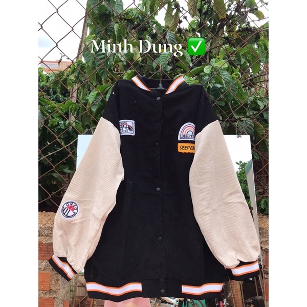 Áo bomber nhung cầu vòng | BigBuy360 - bigbuy360.vn