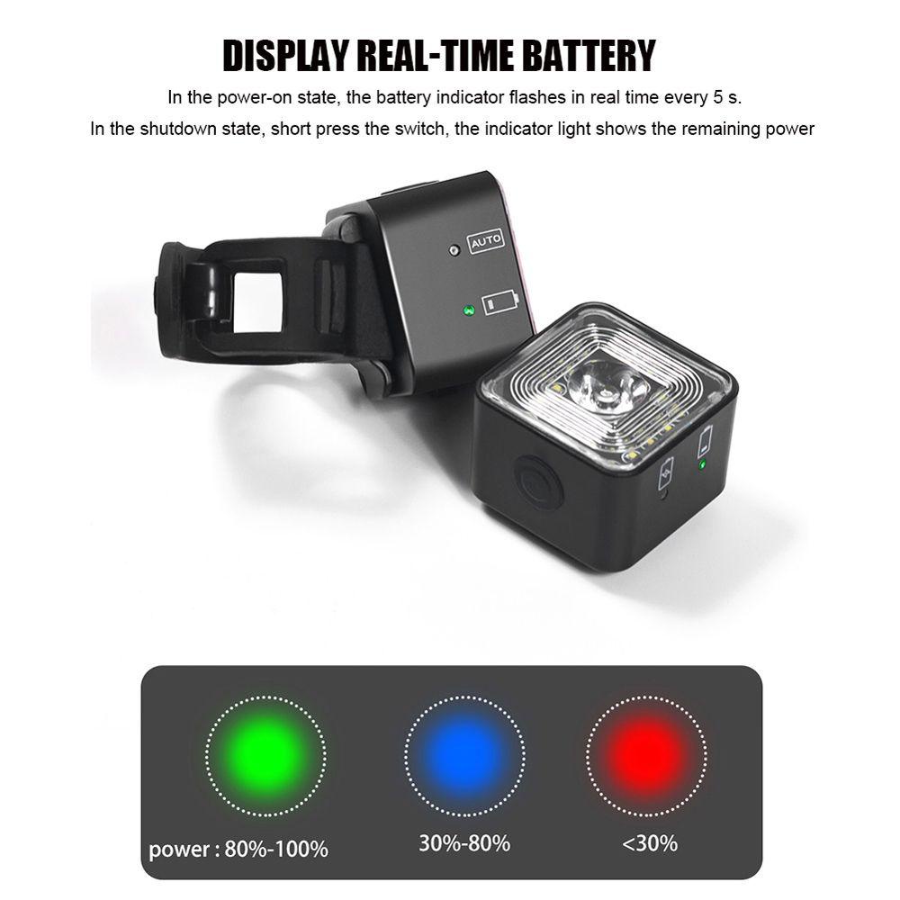 Đèn Chiếu Hậu Tylor1 Chống Thấm Nước Kèm Sạc USB Tiện Dụng Cho Xe Đạp Leo Núi