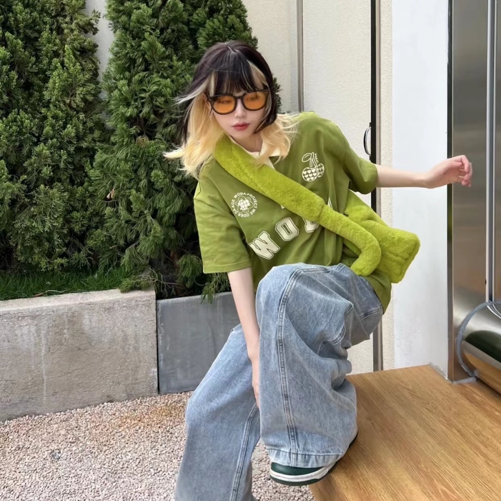 Áo Thun polo Tay Ngắn Phong Cách Mỹ Thời Trang Mùa Hè 2022 Mới Cho Nữ Z2 VZ6