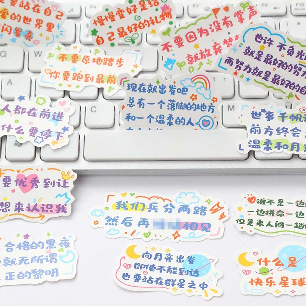 Lloyd Motivational Phrases Miếng Dán Trang Trí Nhật Ký / Laptop / Sổ Lưu Niệm Truyền Cảm Hứng Trung Quốc DIY