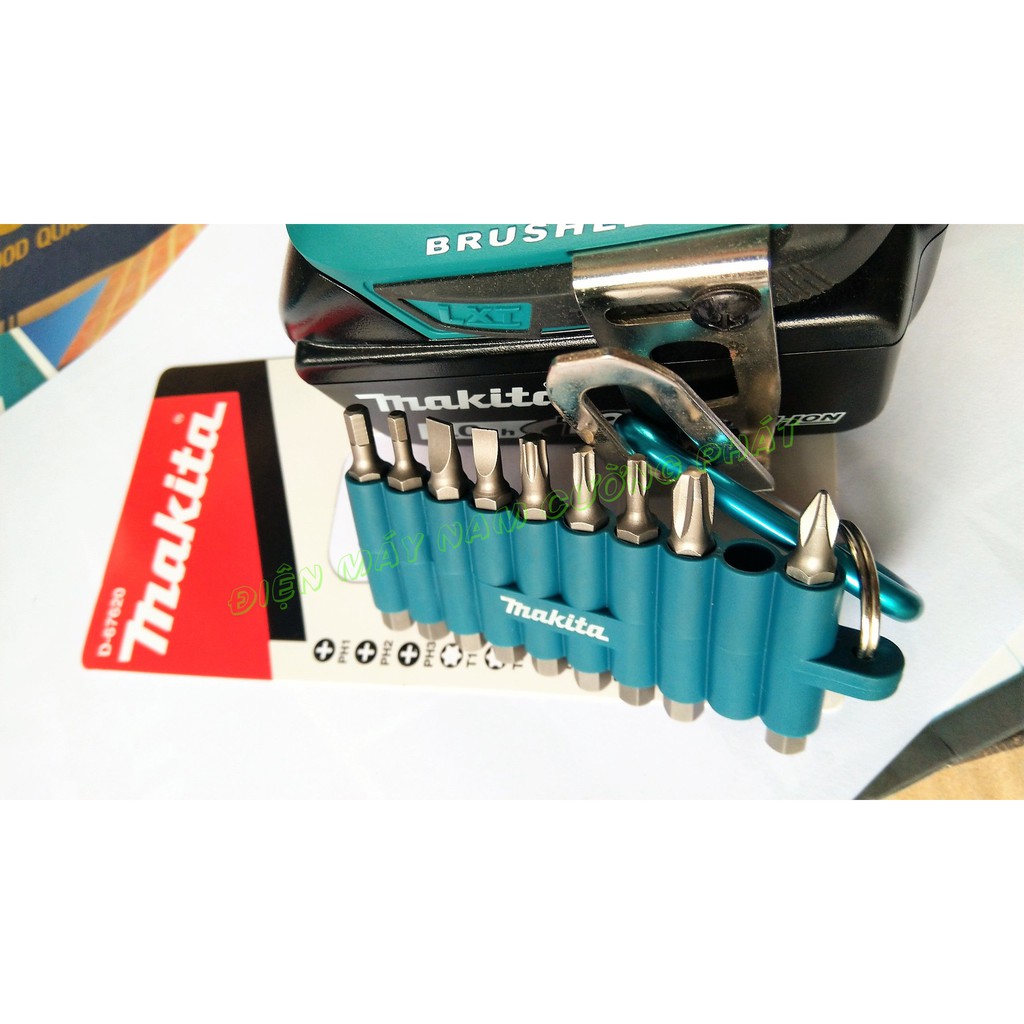 Bộ mũi vặn vít lục giác 10 chiếc Makita D-67620