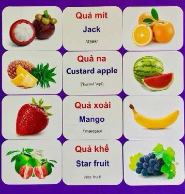 Bộ thẻ 15 chủ đề