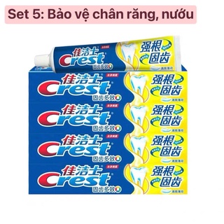 Set 4 tuýp kem đánh răng