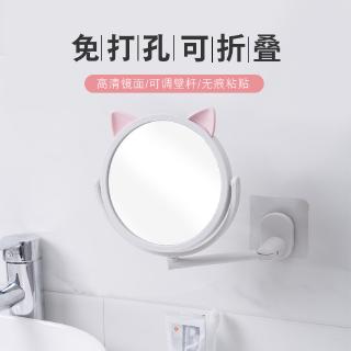 Gương xoay gắn tường phối tai mèo xinh xắn