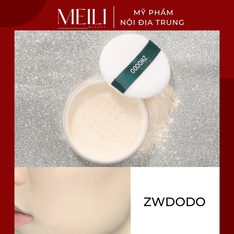 Phấn Phủ Dạng Bột Chống Thấm Nước, Kiểm Soát Dầu Hiệu Quả ZWDODO - Meili Beauty