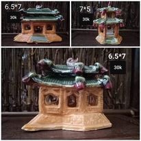 Tiểu cảnh mini trang trí hòn non bộ, bonsai, hồ cá