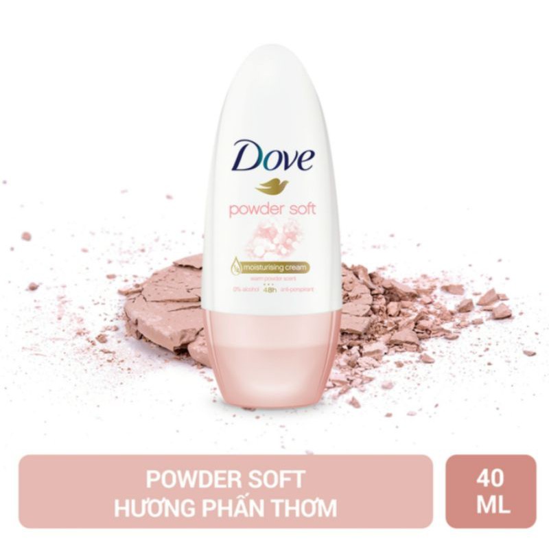 Lăn Khử Mùi Dove Powder Soft 40ml
